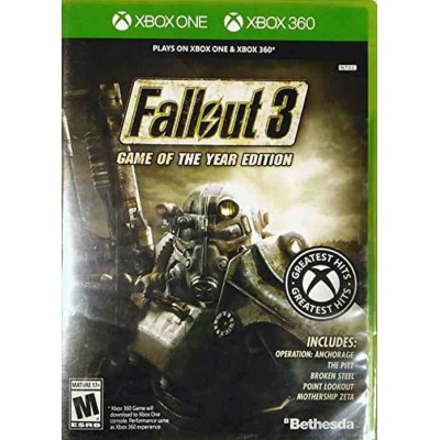 Fallout 3 - Game of the Year Edition [Xbox One / 360, английская версия]